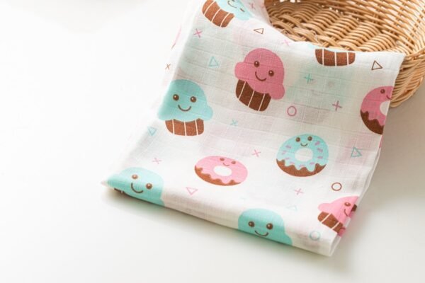 Muslin Jabla Top Knot - Cup cake - Image 2