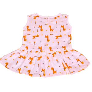 Button frock - Giraffe