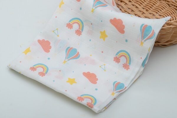Bath towel muslin - Rainbow