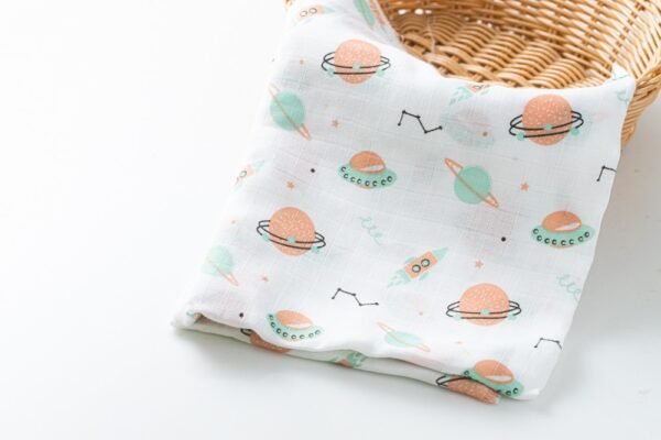 Bath towel muslin - Planet
