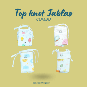 Jablas New born Combo - Top Knot