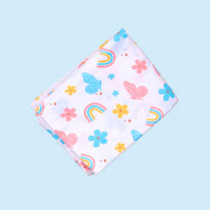 Hooded Cradle / Thottil cotton - Rainbow